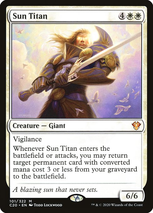 Sun Titan from Commander 2020