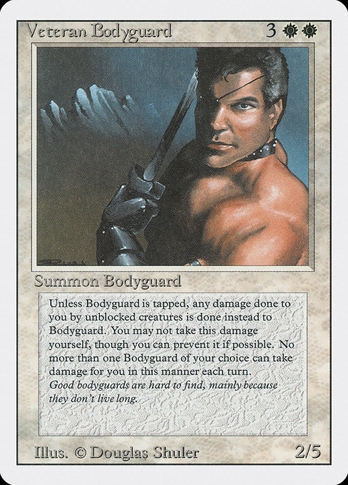 Veteran Bodyguard from Revised Edition