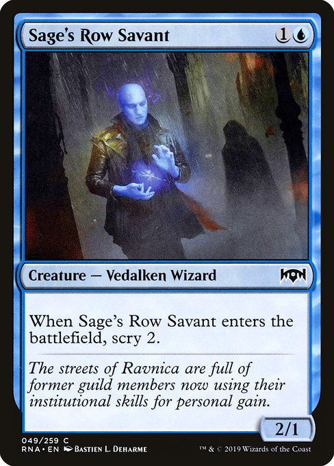 Sage's Row Savant from Ravnica Allegiance