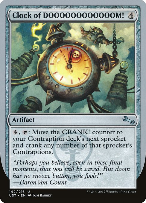 Clock of DOOOOOOOOOOOOM! highlighted card art