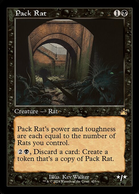 Pack Rat from Ravnica Remastered
