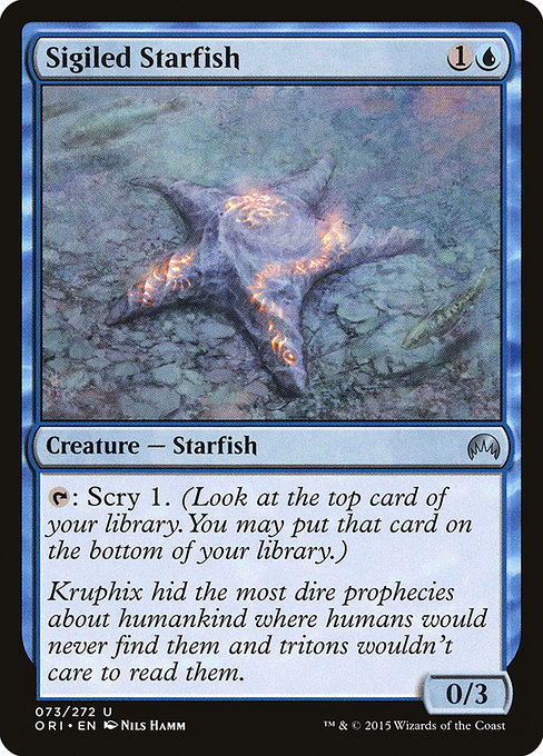 Sigiled Starfish from Magic Origins