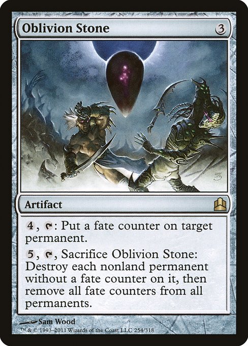 Oblivion Stone from Commander 2011