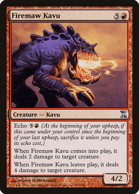 Firemaw Kavu from Time Spiral