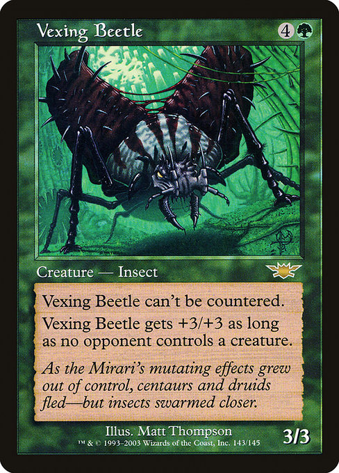 Vexing Beetle highlighted card art