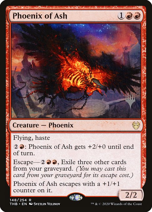 Phoenix of Ash from Theros Beyond Death Promos