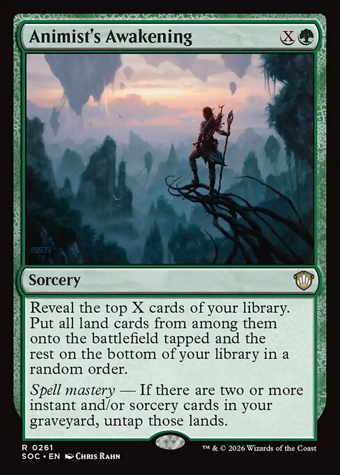 Animist's Awakening from Secrets of Strixhaven Commander