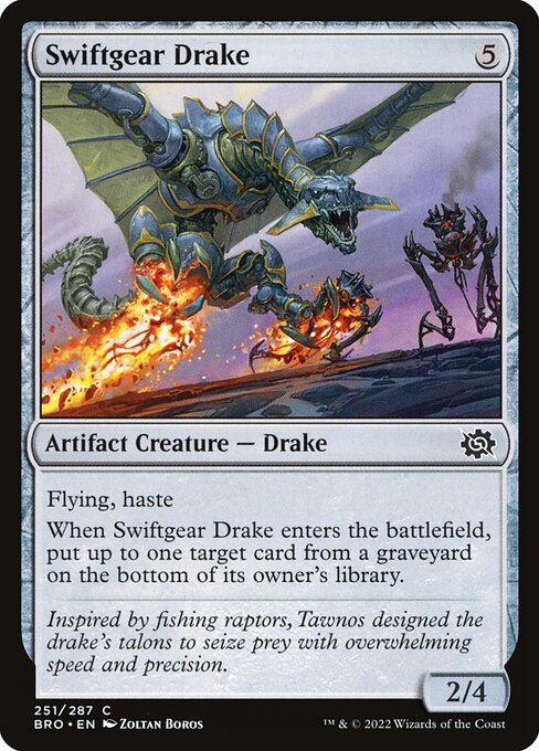Swiftgear Drake highlighted card art