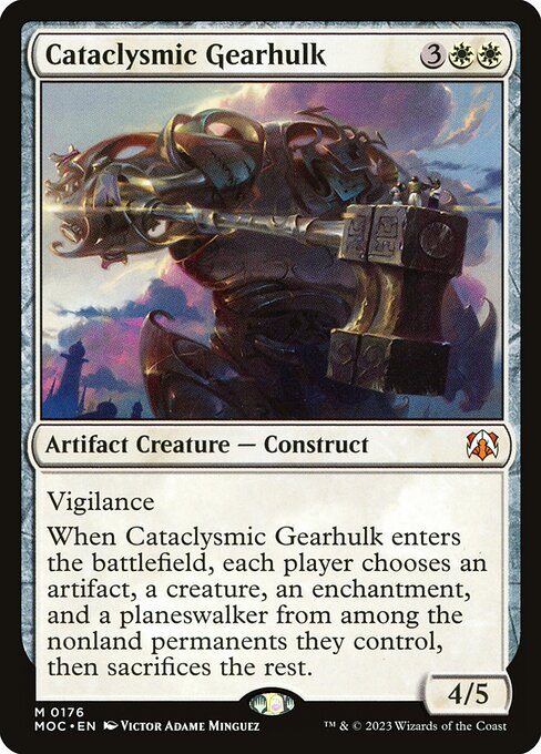 Cataclysmic Gearhulk highlighted card art