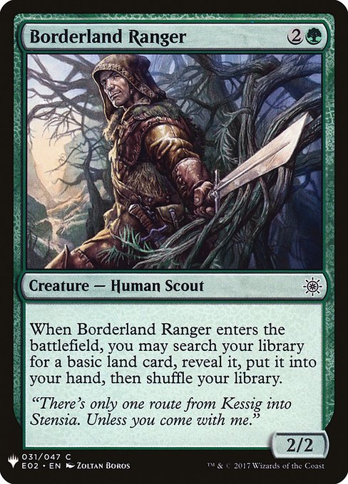 Borderland Ranger highlighted card art