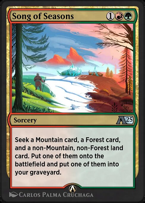 Song of Seasons highlighted card art