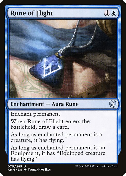 Rune of Flight highlighted card art