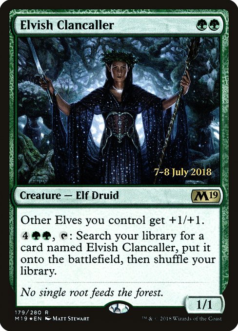 Elvish Clancaller from Core Set 2019 Promos