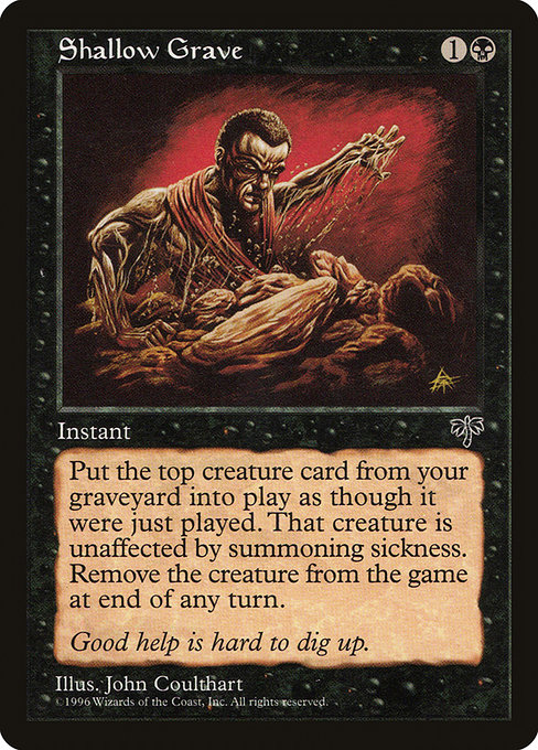Shallow Grave highlighted card art