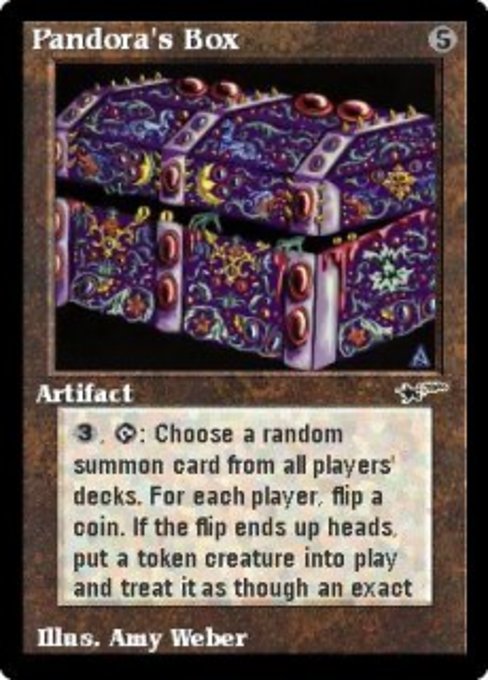 Pandora's Box highlighted card art