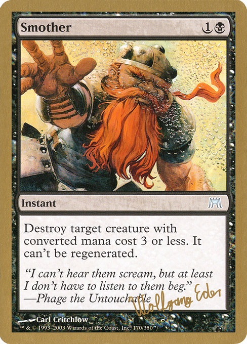 Smother from World Championship Decks 2003