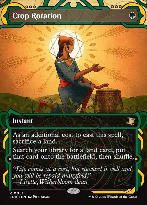 Crop Rotation from Secrets of Strixhaven Mystical Archive