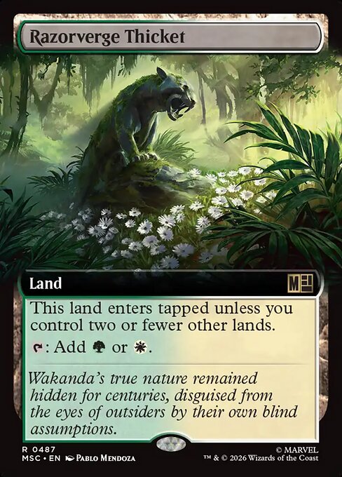 Razorverge Thicket from Marvel Super Heroes Commander