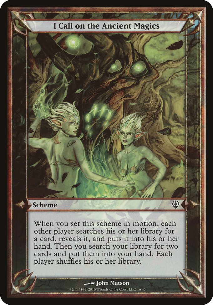 I Call on the Ancient Magics highlighted card art