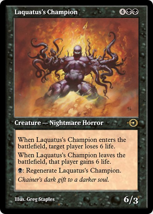 Laquatus's Champion from Magic Online Promos