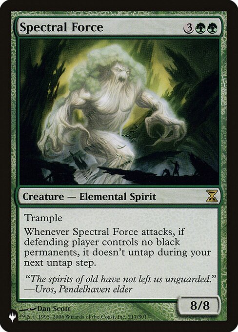 Spectral Force highlighted card art