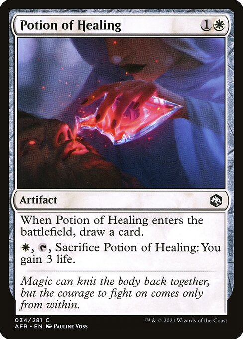 Potion of Healing highlighted card art