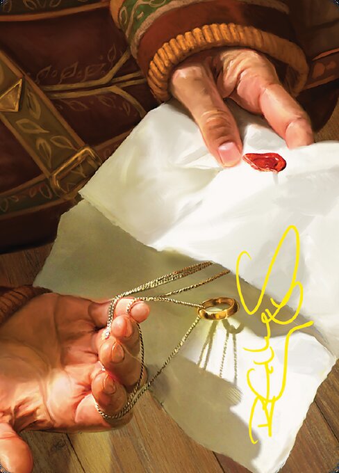 Bilbo's Ring // Bilbo's Ring from Tales of Middle-earth Art Series