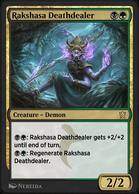 Rakshasa Deathdealer highlighted card art