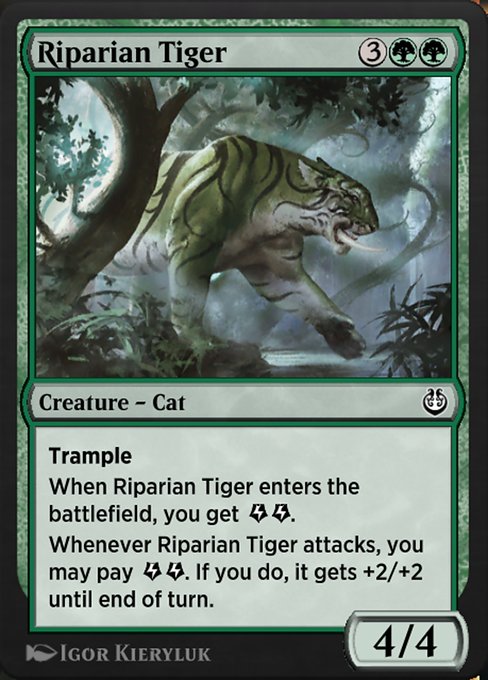 Riparian Tiger highlighted card art