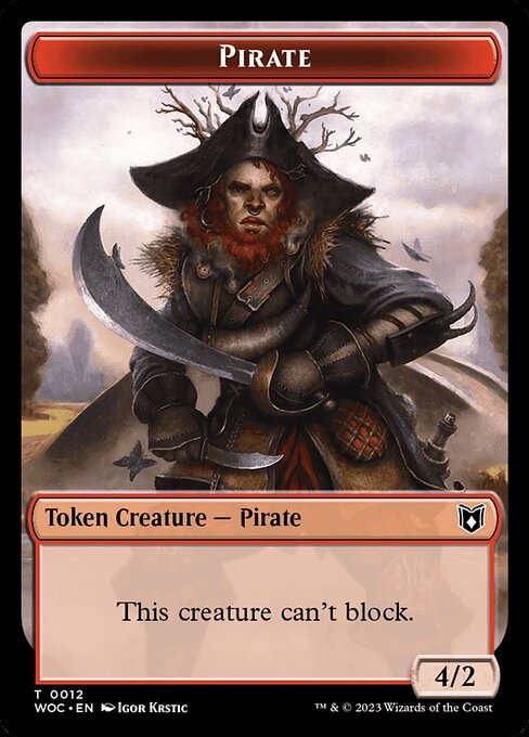 Pirate highlighted card art