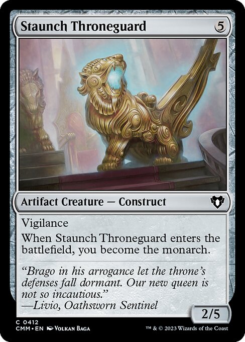 Staunch Throneguard highlighted card art