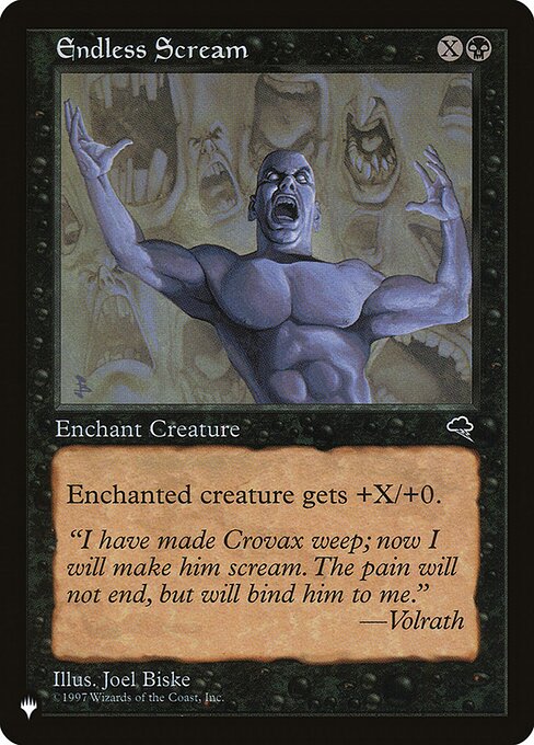 Endless Scream highlighted card art
