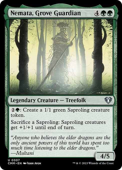 Nemata, Grove Guardian highlighted card art