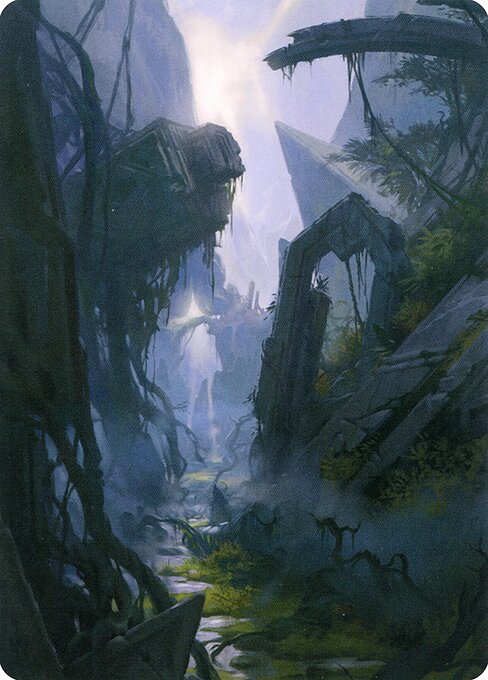 Swamp // Swamp from Zendikar Rising Art Series