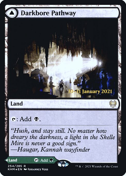 Darkbore Pathway // Slitherbore Pathway from Kaldheim Promos