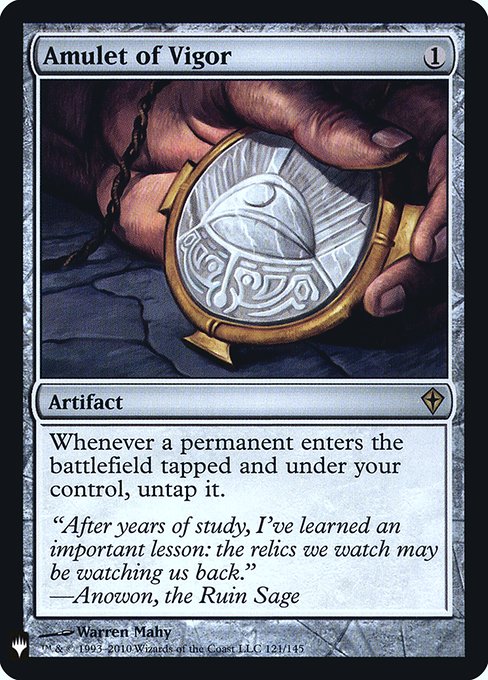 Amulet of Vigor from The List