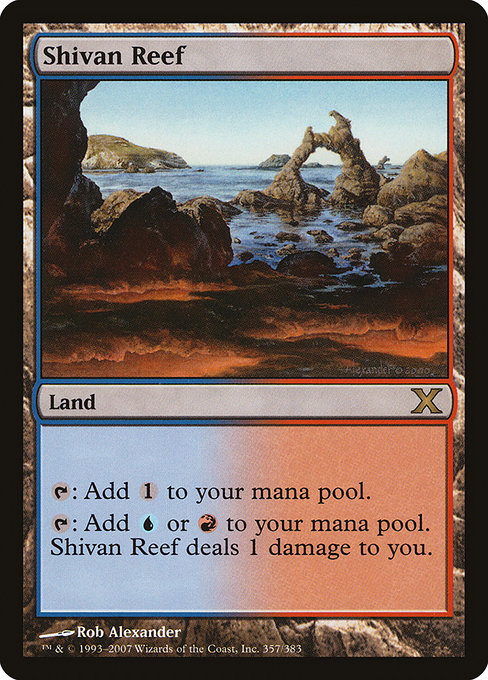 Shivan Reef from Tenth Edition