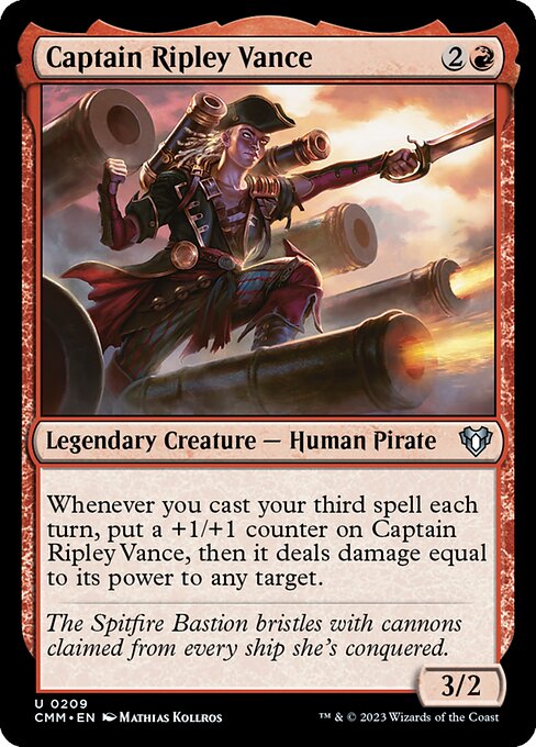 Captain Ripley Vance highlighted card art
