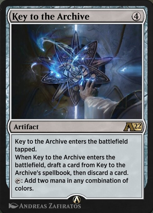 Key to the Archive highlighted card art