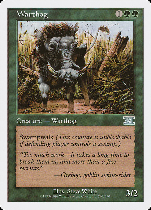 Warthog highlighted card art