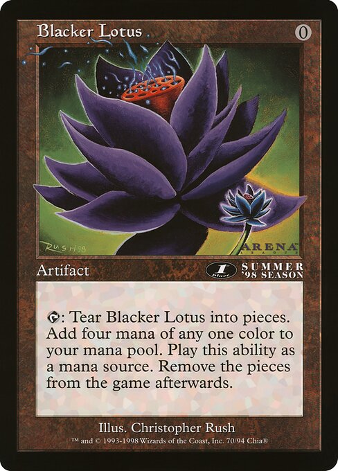 Blacker Lotus from Oversized League Prizes