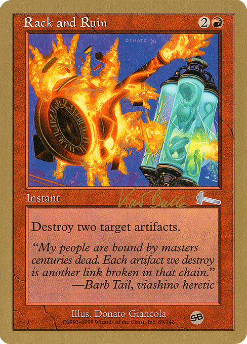 Rack and Ruin from World Championship Decks 1999