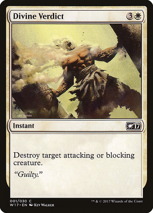 Divine Verdict from Welcome Deck 2017