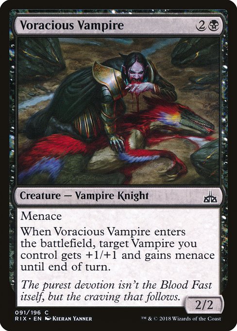 Voracious Vampire highlighted card art