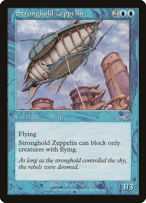 Stronghold Zeppelin highlighted card art