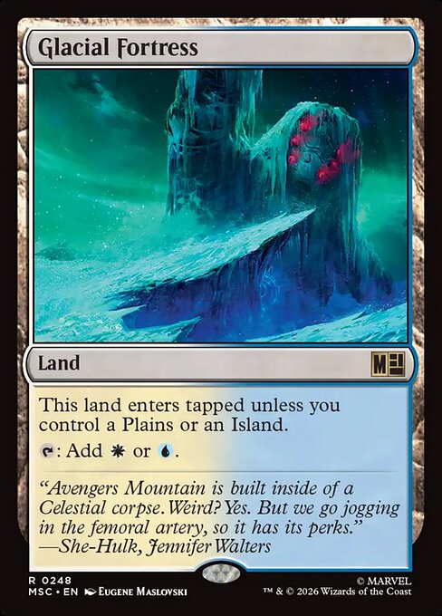 Glacial Fortress from Marvel Super Heroes Commander