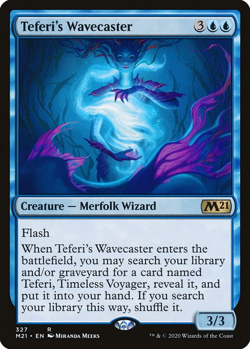 Teferi's Wavecaster highlighted card art