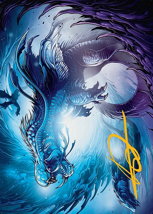 Roiling Dragonstorm // Roiling Dragonstorm from Tarkir: Dragonstorm Art Series