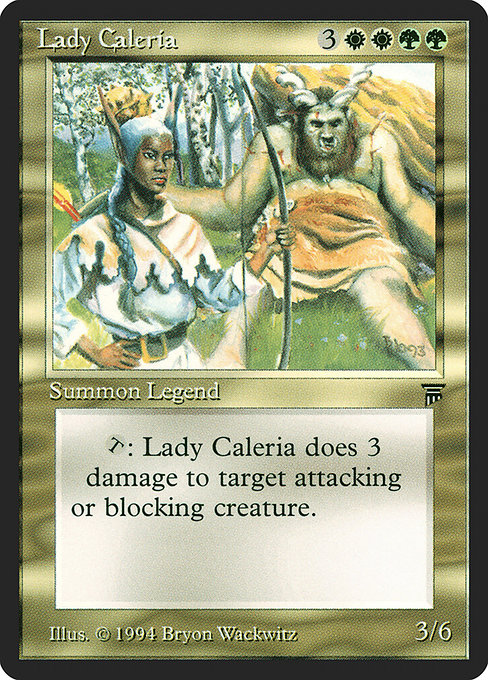 Lady Caleria from Legends