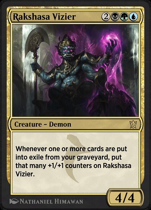 Rakshasa Vizier highlighted card art